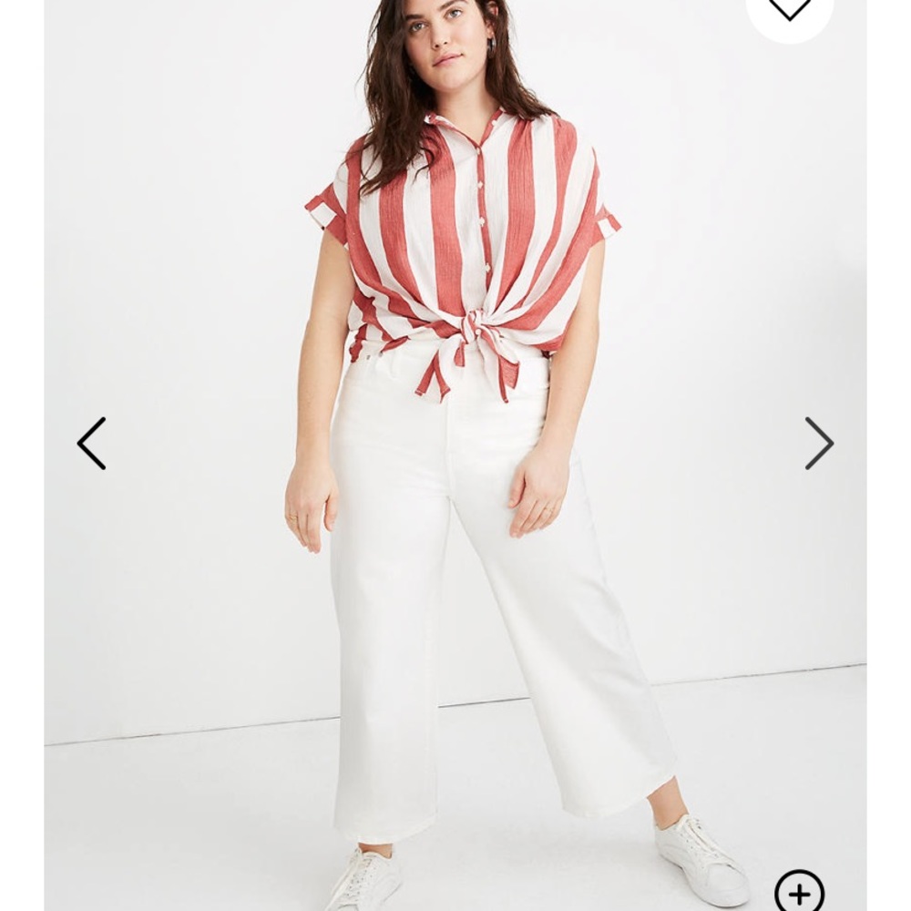 Madewell Wide-Leg Crop Jeans petite
